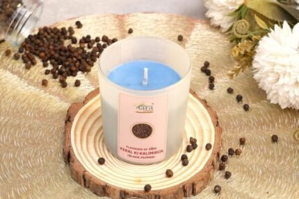 Black Paper Organic Fragrance Scented Jar Candle